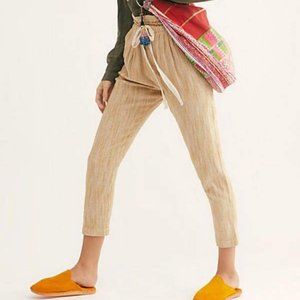 NWT Free People Light at Sunrise pants brown sz 0